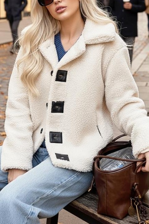 Geacă MLINZENA ECRU, Culoare: ecru, IVET.RO - Reduceri de până la -80%