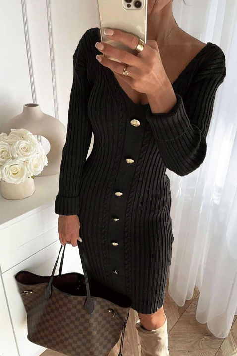 Rochie VALERINA, Culoare: negru, IVET.RO - Reduceri de până la -80%