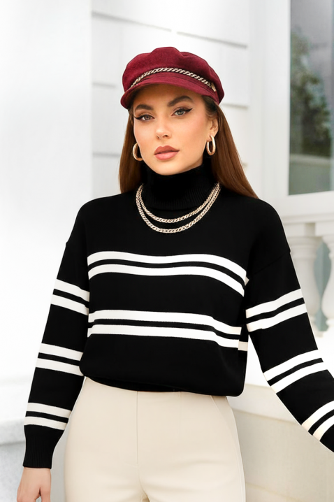 Pulover ZADRENA BLACK, Culoare: negru, IVET.RO - Reduceri de până la -80%