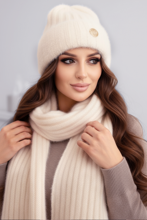 Set HIRDENZA ECRU, Culoare: ecru, IVET.RO - Reduceri de până la -80%