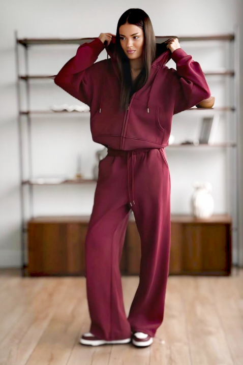 Set PRESILZA BORDO, Culoare: bordo, IVET.RO - Reduceri de până la -80%