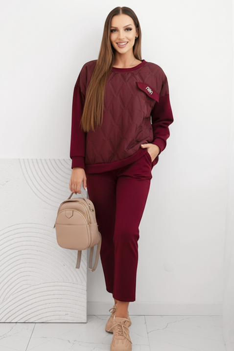 Set REBRALZA BORDO, Culoare: bordo, IVET.RO - Reduceri de până la -80%