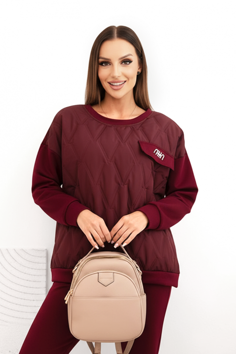 Set REBRALZA BORDO, Culoare: bordo, IVET.RO - Reduceri de până la -80%