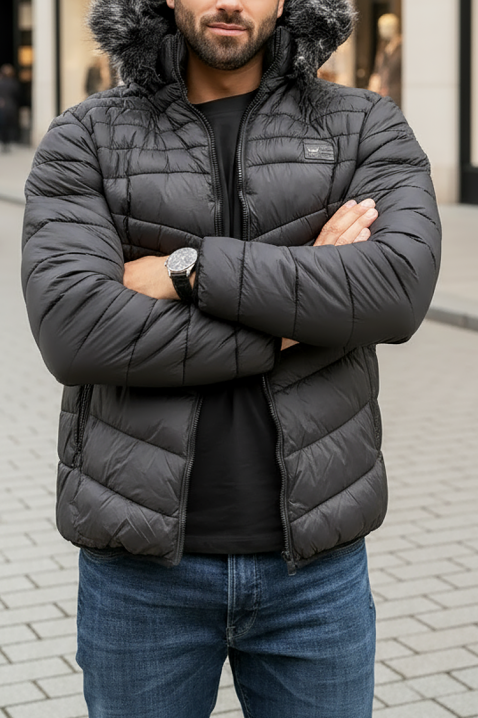 Geacă bărbați ANJERZO, Culoare: negru, IVET.RO - Reduceri de până la -80%