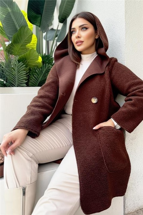 Palton VAVILONZA BROWN, Culoare: maro, IVET.RO - Reduceri de până la -80%