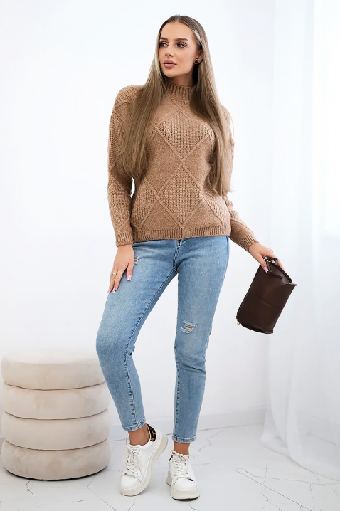 Pulover PLETOLDA BEIGE, Culoare: bej, IVET.RO - Reduceri de până la -80%