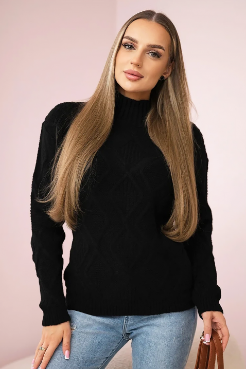 Pulover FRONZELA BLACK, Culoare: negru, IVET.RO - Reduceri de până la -80%