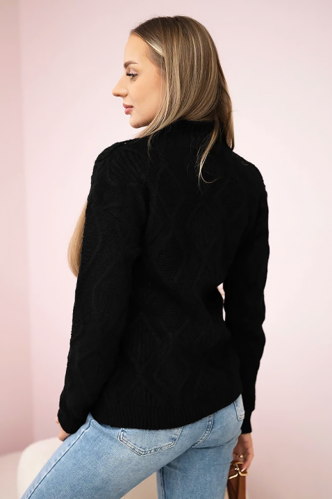 Pulover FRONZELA BLACK, Culoare: negru, IVET.RO - Reduceri de până la -80%