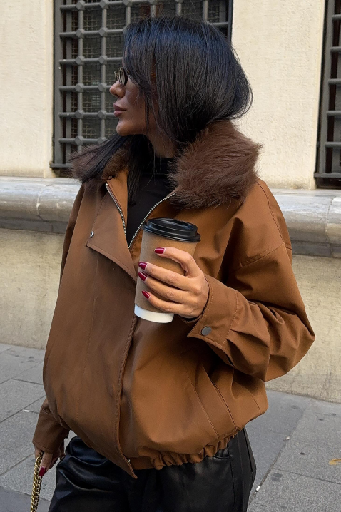 Geacă DEGRITA BROWN, Culoare: maro, IVET.RO - Reduceri de până la -80%