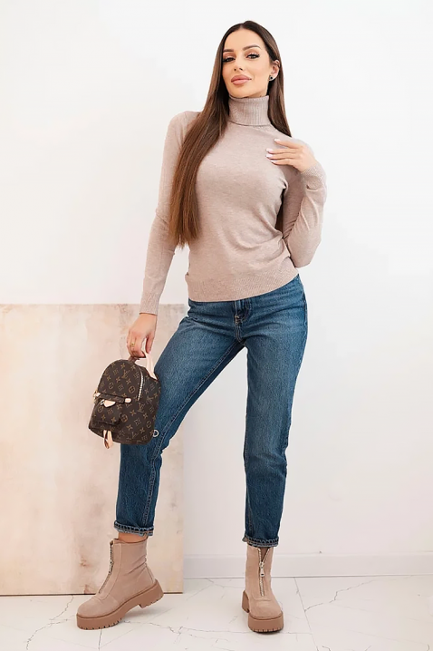 Bluză damă AMSIVA BEIGE, Culoare: bej, IVET.RO - Reduceri de până la -80%