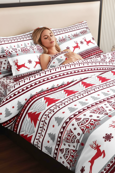 Lenjerie de pat ROBELTY 200x220 cm bumbac 4 piese, Culoare: multicolor, IVET.RO - Reduceri de până la -80%