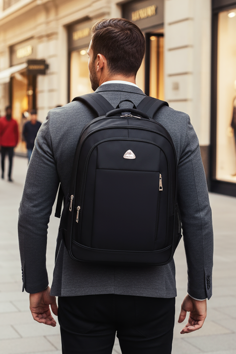 Rucsac bărbăti MAHSTEN, Culoare: negru, IVET.RO - Reduceri de până la -80%