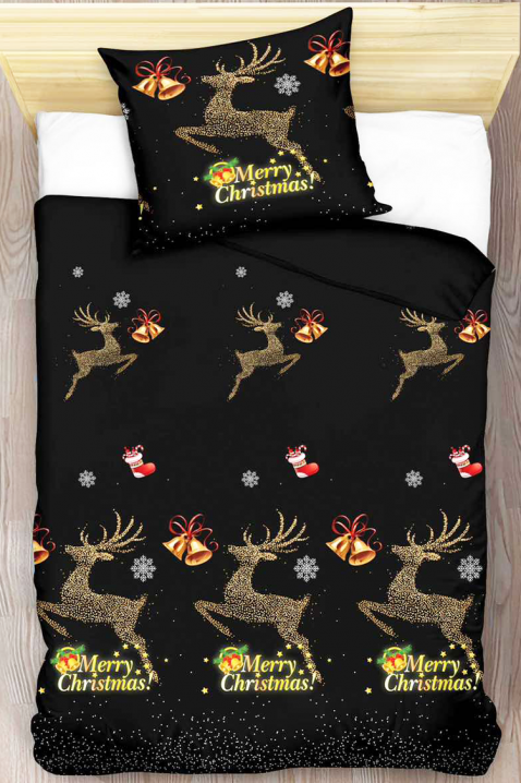 Lenjerie de pat LIORENY 140x200 cm bumbac, Culoare: negru, IVET.RO - Reduceri de până la -80%