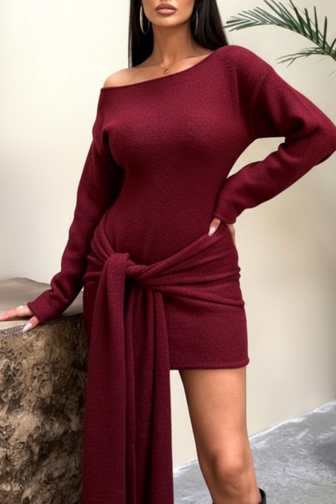 Rochie PROFENDA BORDO, Culoare: bordo, IVET.RO - Reduceri de până la -80%