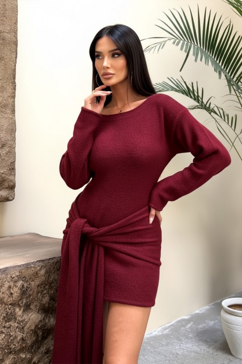 Rochie PROFENDA BORDO, Culoare: bordo, IVET.RO - Reduceri de până la -80%