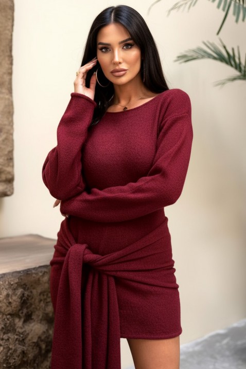 Rochie PROFENDA BORDO, Culoare: bordo, IVET.RO - Reduceri de până la -80%