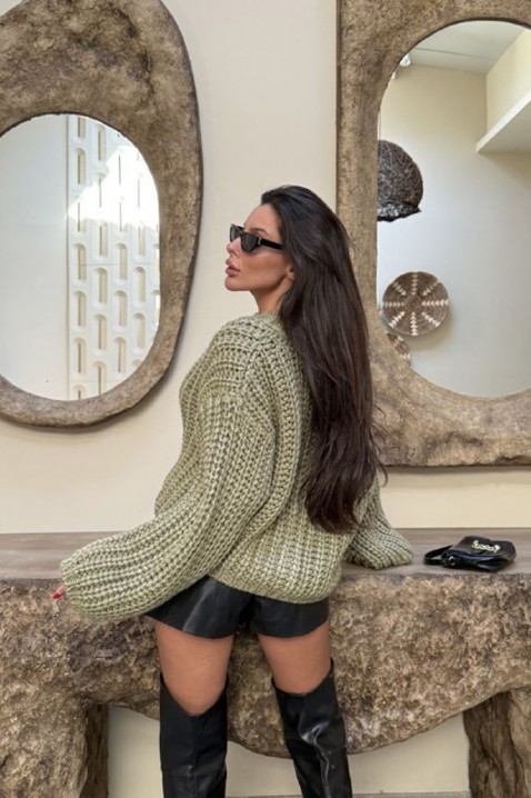 Cardigan AMOLVINA KHAKI, Culoare: khaki, IVET.RO - Reduceri de până la -80%