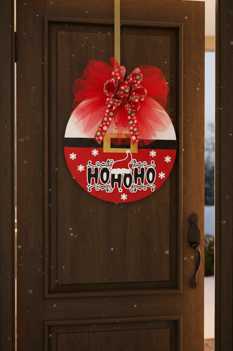 Decoratiune din lemn de Craciun MIOLGY, Culoare: roșu, IVET.RO - Reduceri de până la -80%