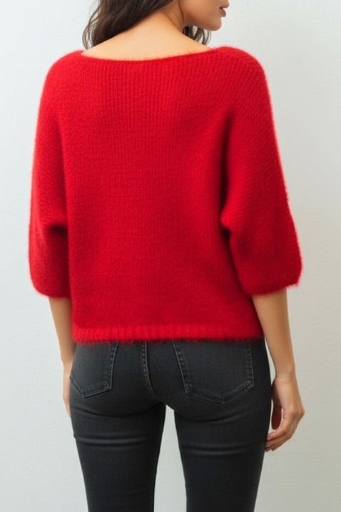 Pulover LUKSONZA RED, Culoare: roșu, IVET.RO - Reduceri de până la -80%