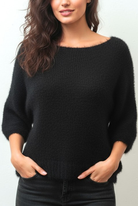 Pulover LUKSONZA BLACK, Culoare: negru, IVET.RO - Reduceri de până la -80%