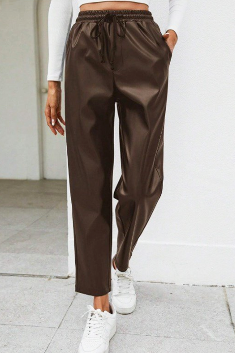 Pantaloni CRUELZA BROWN, Culoare: maro, IVET.RO - Reduceri de până la -80%