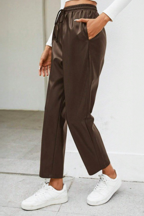 Pantaloni CRUELZA BROWN, Culoare: maro, IVET.RO - Reduceri de până la -80%