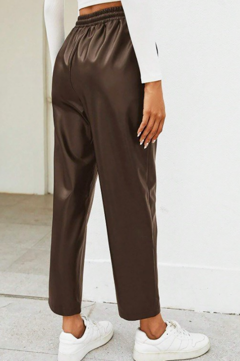 Pantaloni CRUELZA BROWN, Culoare: maro, IVET.RO - Reduceri de până la -80%