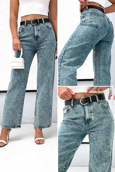 Blugi ZALDERA, Culoare: albastru, IVET.RO - Reduceri de până la -80%