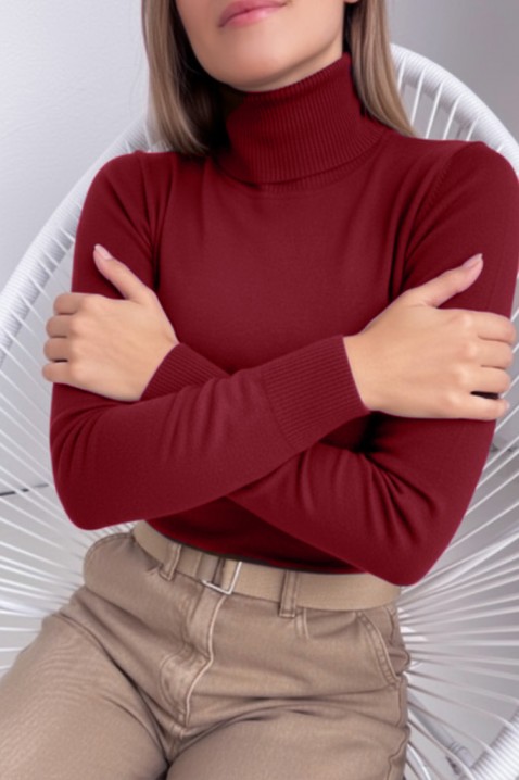 Pulover BRONENZA BORDO, Culoare: bordo, IVET.RO - Reduceri de până la -80%