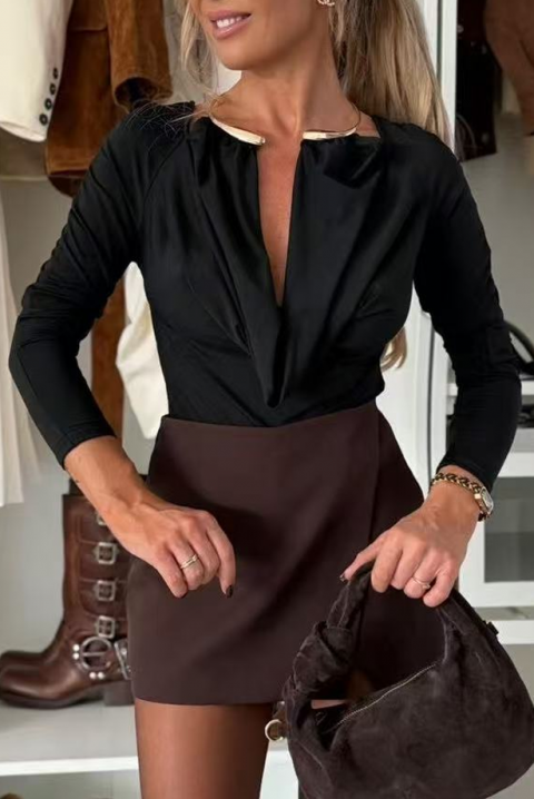 Bluză damă FELISITA BLACK, Culoare: negru, IVET.RO - Reduceri de până la -80%