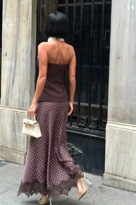 Fustă TONILZA BROWN, Culoare: maro, IVET.RO - Reduceri de până la -80%