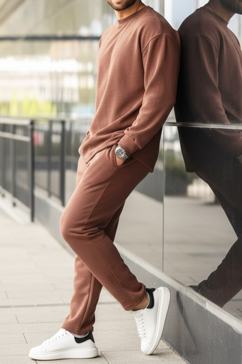 Set bărbați MERBEZO BROWN, Culoare: maro, IVET.RO - Reduceri de până la -80%
