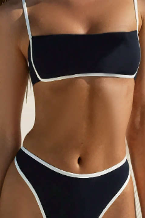 Costum de baie CARMELDA, Culoare: negru și alb, IVET.RO - Reduceri de până la -80%