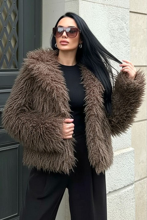 Palton AMIRENA BROWN, Culoare: maro, IVET.RO - Reduceri de până la -80%