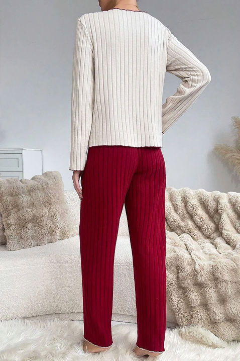 Pijama RELDINZA RED, Culoare: bordo, IVET.RO - Reduceri de până la -80%
