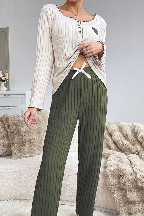 Pijama RELDINZA GREEN, Culoare: verde, IVET.RO - Reduceri de până la -80%
