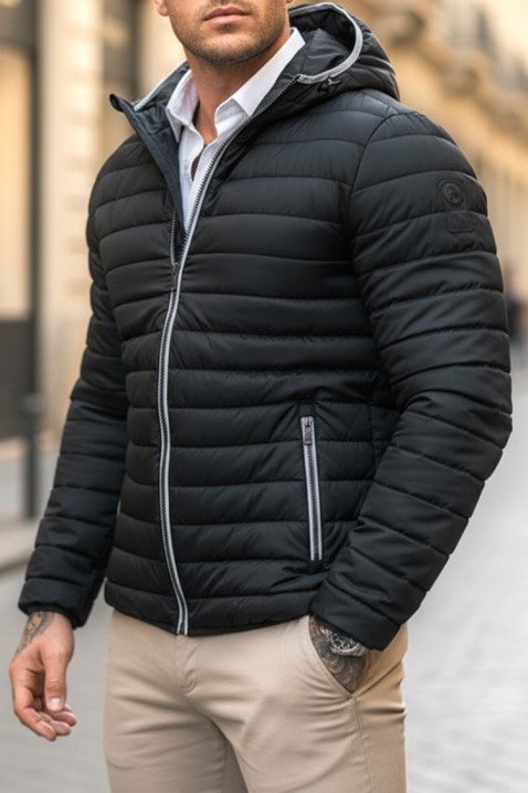 Geacă bărbați BERONGO BLACK, Culoare: negru, IVET.RO - Reduceri de până la -80%