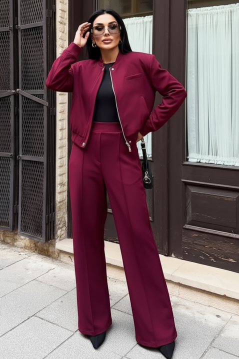 Set BORLONZA BORDO, Culoare: bordo, IVET.RO - Reduceri de până la -80%