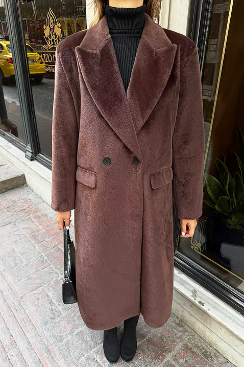 Palton PAVLENZA BROWN, Culoare: maro, IVET.RO - Reduceri de până la -80%