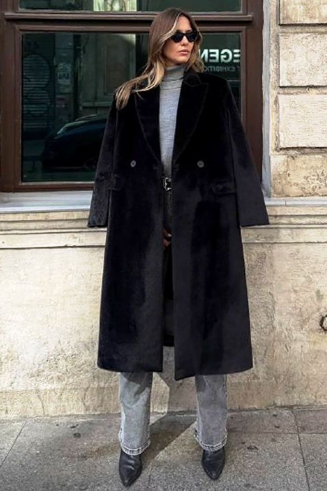 Palton PAVLENZA BLACK, Culoare: negru, IVET.RO - Reduceri de până la -80%