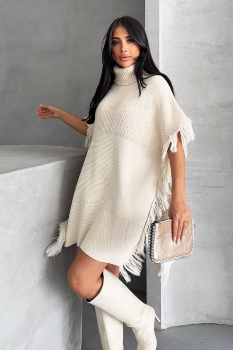 Poncho ARIZOLA, Culoare: ecru, IVET.RO - Reduceri de până la -80%