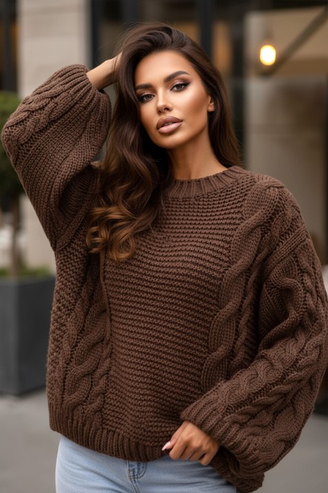 Pulover TINTEFA BROWN, Culoare: maro, IVET.RO - Reduceri de până la -80%