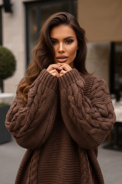 Pulover TINTEFA BROWN, Culoare: maro, IVET.RO - Reduceri de până la -80%