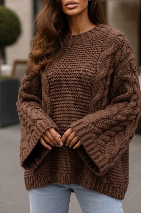 Pulover TINTEFA BROWN, Culoare: maro, IVET.RO - Reduceri de până la -80%