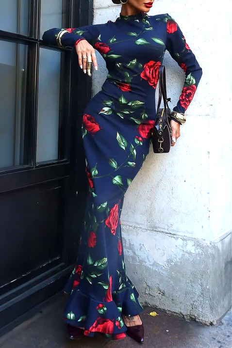 Rochie ROZLENDA - Rochii lungi | Ivet.RO Rochie ROZLENDA, Culoare: bleumarin, IVET.RO - Reduceri de până la -80%