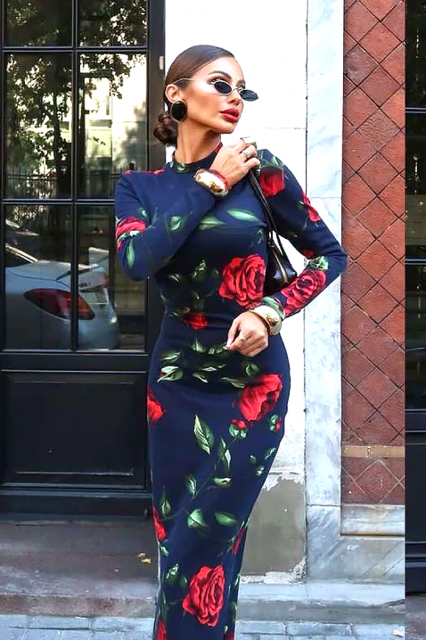 Rochie ROZLENDA - Rochii lungi | Ivet.RO Rochie ROZLENDA, Culoare: bleumarin, IVET.RO - Reduceri de până la -80%
