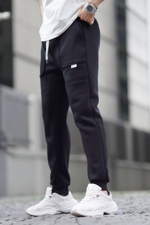 Pantaloni bărbați LODRIGO BLACK, Culoare: negru, IVET.RO - Reduceri de până la -80%