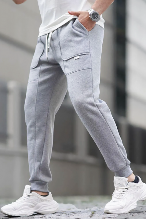 Pantaloni bărbați LODRIGO GREY, Culoare: gri, IVET.RO - Reduceri de până la -80%