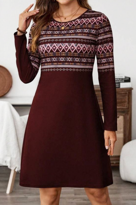 Rochie GLORDINZA BORDO - Rochii casual | Ivet.RO Rochie GLORDINZA BORDO, Culoare: bordo, IVET.RO - Reduceri de până la -80%