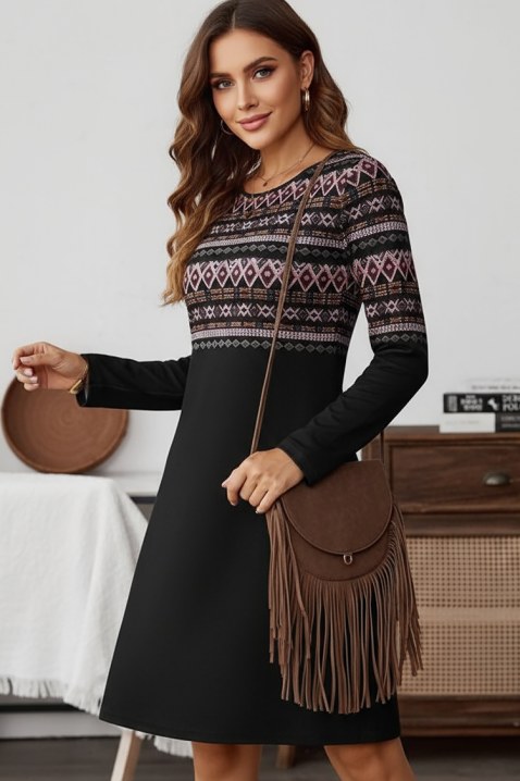 Rochie GLORDINZA BLACK - Rochii casual | Ivet.RO Rochie GLORDINZA BLACK, Culoare: negru, IVET.RO - Reduceri de până la -80%